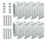 SKTREX Lot de 8 supports de suspension pour chariot UNISTRUT - Support intermédiaire de 1 à 5/8 pour tous les rails de chariot de 3,8 cm