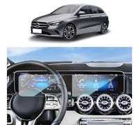 SKTU Lot de 2 films de protection d'écran compatibles avec GPS Merce-des Benz Classe A Classe B W177 W247 GLA GLB + film de protection d'écran en verre trempé pour tableau de bord 10,25"