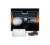 SKTU Pare-Soleil Pare-Brise Avant pour Renault Captur 2 2020-2025 2026, Pare-Soleil Pliable Protection UV, Protection de Pare-Brise en Tant Qu’Accessoire Renault Captur