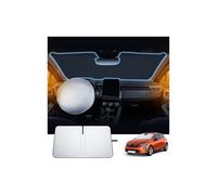 SKTU Pare-Soleil Pare-Brise Avant pour Renault Clio 5 2020-2024 2025, Pare-Soleil Pliable Protection UV, Protection de Pare-Brise en Tant Qu’Accessoire Renault Clio