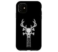 Skull Antlers Guitare Rock and Roll Metalhead Music Band Coque pour iPhone 11