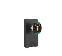Skull Bull Western Cowgirl Cowboy Rural Rustic Vintage Ranch PopSockets PopWallet pour MagSafe