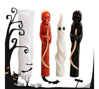 Skull Candle Mold 3D Skull Decoration Soap Chocolate Easy Release