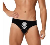 Skull-Chef Cooking Skull Slip de Bain Amusant pour Homme, Bikini, Taille Basse, Court, Slip de Surf, Maillot de Bain