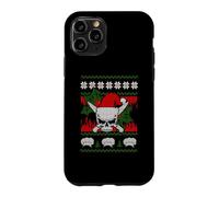 Skull Chef Culinary Gangster Ugly Christmas Santa Hat Xmas Coque pour iPhone 11 Pro