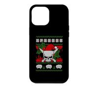 Skull Chef Culinary Gangster Ugly Christmas Santa Hat Xmas Coque pour iPhone 12 Pro Max