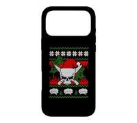 Skull Chef Culinary Gangster Ugly Christmas Santa Hat Xmas Coque pour iPhone 17 Pro Max