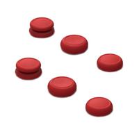Skull & Co. Ensemble de Poignées de Pouce, Capuchon de Joystick, Capuchon de Stick Analogique pour Manette de Joy-Con de Nintendo Switch et Switch OLED - Marion Rouge, 3 Paires (6 Pièces)