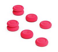 Skull & Co. Ensemble de Poignées de Pouce, Capuchon de Joystick, Capuchon de Stick Analogique pour Nintendo Switch Manette Pro & PS5 / PS4 / Slim/Manette Pro - Rose néon, 3 Paires (6 Pièces)