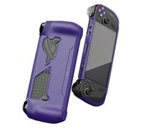 Skull & Co. GripCase Ally for ROG Ally X: A Soft Protective Case with Textured Grips Full Protection and Stand, Shock-Absorption Non-Slip and Anti-Scratch Cover Design - Galactic Purple