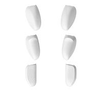 Skull & Co. Poignées Interchangeables pour NeoGrip, JoyGrip et GripCase Crystal : Poignée Snap / Trigger / Plus [3 Paires] pour Nintendo Switch OLED et Modèle Régulier - OLED Blanc