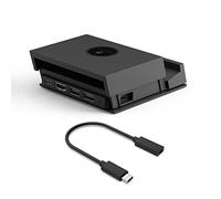 Skull & Co. Station D’Accueil Portable Jumpgate Pro avec Hub USB Détachable Adaptateur TV HDMI pour Nintendo Switch OLED, Smartphone et MacBook - Noir (avec Câble D'extension)