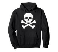 Skull Crossbones Halloween Skeleton Jolly Roger Boys Girls Sweat à Capuche