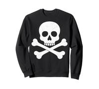 Skull Crossbones Halloween Skeleton Jolly Roger Boys Girls Sweatshirt