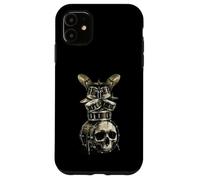 Skull Drum Set Rock Drummer Heavy Metal Music Coque pour iPhone 11