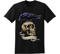 Skull Expendable T-Shirt Men's Unisex Tee Black Size XL