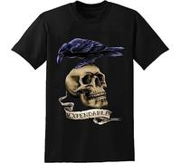 Skull Expendable T-Shirt Men's Unisex Tee Black XL
