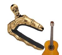 Skull Finger Guitar Capo - Guitar Capos And Picks Set, String Pressure Clamp, Alloy Capo Body with Stable Hold, Musical Instrument Accessory Practice Play, Guitars Tool for Acoustic Electric Ukulele