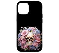 Skull Flower Graphic for Her Womens Floral Skull Bridesmaid Coque pour iPhone 12/12 Pro