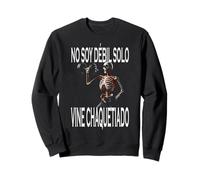 Skull Funny Skeleton México Saying Quote Sarcastic Spanish Sweatshirt