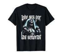 Skull Funny Skeleton México Saying Quote Sarcastic Spanish T-Shirt Graphique avec Valeur, Homme, Noir, XL