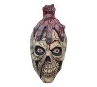 Skull Head Covering, Creepy Cosplay , Realistic Costume Gear with Smart Style, Party Tool for Daily Thrill, Bone Shade, Skull Head Covering for Halloween Role Play Cosplay Haunted House Party