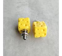 Skull License Plate Bolts 2Pcs 6mm Motorcycle Screw Skull License(cheese)