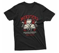 Skull Monsters Gothic Rose Dark Art T-Shirt