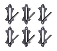 Skull Mount Hanger - 6-Piece Metal Hook Rack | European Deer Display | Metal construction for durability. 6-piece set for multiple mounts. Perfect for deer, antelope, coyote, and small game. Great