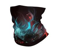 Skull Music Rock Feu Sombre Cool Unisexe Bandana Multi-Usage Cache-Col Élastique Balaclava pour Motorcycle Sports Yoga