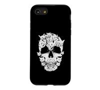 Skull of Cats Skeleton Kitten Funny Halloween Cat Skull Coque pour iPhone SE (2020) / 7/8