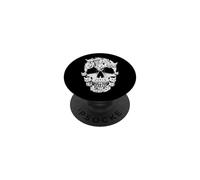 Skull of Cats Skeleton Kitten Funny Halloween Cat Skull PopSockets PopGrip Adhésif