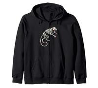 Skull Panther: Traditional Tattooed Tattoo Inspired Clothing Sweat à Capuche