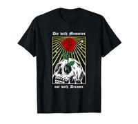 Skull Rose Crâne Aesthetic Vêtement Gothic Goth Soft Grunge T-Shirt