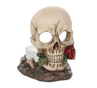 Skull Rose Tealight Holder