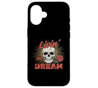 Skull Rose VIT Son rêve Coque pour iPhone 16