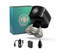 Skull Shaver Palm Rasoir Visage et Tête - Sans Fil, Rechargeable, Utilisation Humide ou Sèche - Rasoir Électrique Homme, Charge USB - Kit Soin Homme