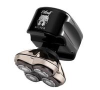 Skull Shaver Pitbull Silver Pro SX5 - Rasoir Tête et Visage - Électrique pour Homme, Humide et Sec, Sans Fil, Résistant à l’Eau - Performances Améliorées