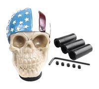 Skull Shifter Knob - Devil Skeleton Handle, Gothic Skull Shifter | universall Car Head Upgrade, Stylish Stick Shift Decoration, Ideal Use Case for Manual Automatic Vehicle Interior Customization