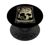 Skull Sic Transit Gloria Mundi Latin Transience Christian PopSockets PopGrip Adhésif