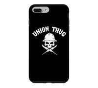 Skull Skilled Labor Day Linemans Electrician Pro Union Thug Coque pour iPhone 7 Plus/8 Plus