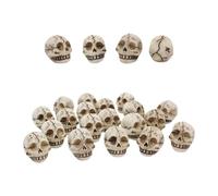 Skull Statue, Resin Sculpture, Halloween Craft, Cosplay Prop, Miniature Landscaping Accent, Table Ornament, Plant Pot Filler, Spooky Display, Small Bone Figure with Seasonal Charm for Themed Setups