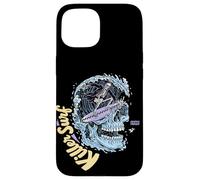 Skull Surf Killer Surf Skeleton Surfing Coque pour iPhone 15