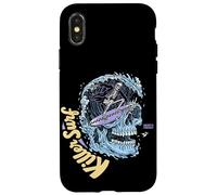 Skull Surf Killer Surf Skeleton Surfing Coque pour iPhone X/XS