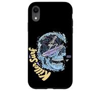 Skull Surf Killer Surf Skeleton Surfing Coque pour iPhone XR