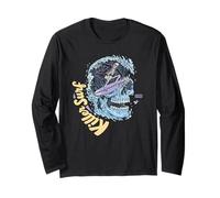 Skull Surf Killer Surf Skeleton Surfing Manche Longue