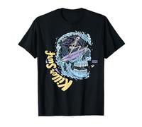 Skull Surf Killer Surf Skeleton Surfing T-Shirt