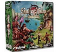 Skull Tales : Toutes voiles Dehors ! - Jeu de société - 1 à 5 Joueurs - Coopératif - Narratif - Ameritrash - Figurines - Pirates - Crawler - Dès 10 Ans