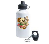 Skull Tattoo Kill War Love Peace Flacon de bouteille d'eau touristique