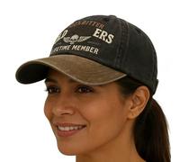 Skull Trucker Hat - Cotton, Baseball Cap Embroidered | Adjustable Breathable Vintage Style Unisex Headwear, Outdoor Sports Hat for Birthday, Beach, Fishing, Hiking, Work, Travel, Golf, Boating